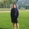 Claudio Fermanelli sui campi dello Charvensod in Valle d'Aosta, dove vive