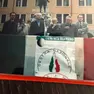 Pino Rauti fotografato a un evento della destra