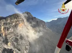 Il crollo avvenuto sulla Tofana di Dentro