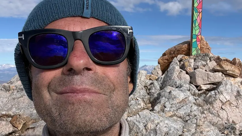 Un selfie di Angelucci poco prima della tragedia