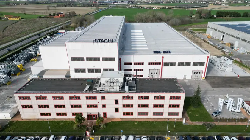 L'attuale sede di Hitachi a Monselice