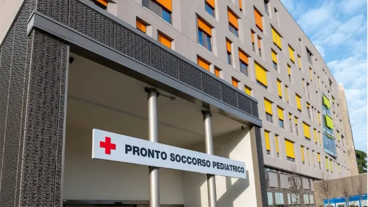 L'esterno dell'ospedale Salus Pueri di Padova