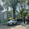 I vigili del fuoco sul luogo dell'incendio ad Albignasego