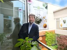Paolo Tramonti nella sua azienda