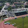 Il parcheggio dello stadio di Abano dove è avvenuta l'aggressione