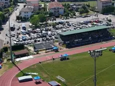 Il parcheggio dello stadio di Abano dove è avvenuta l'aggressione