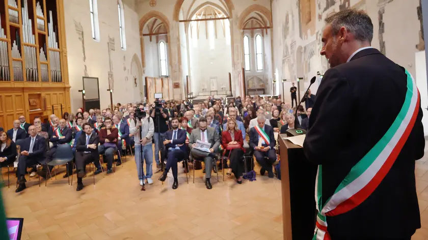 Mario Conte all'assemblea regionale dell'Anci veneto