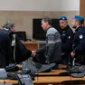 L’imputato Erik Zorzi col suo legale