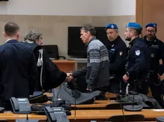 L’imputato Erik Zorzi col suo legale