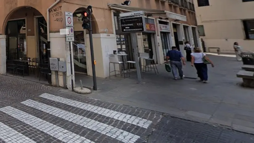 Il bar dove è avvenuta l’aggressione