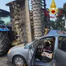 I vigili del fuoco di Borgoricco, supportati dall’autogrù del comando di Padova, sono intervenuti per le operazioni di soccorso