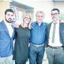 La famiglia Voltan, da sinistra: Matteo, Federica, Alfieri e Nicola