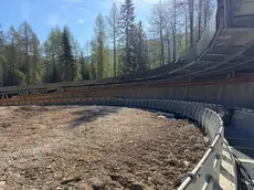 La pista da bob di Cortina