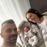 Thomas Ciprian con la compagna Virginia e il piccolo Santiago