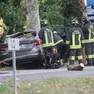 L'auto del 46enne che ha perso la vita (foto Bortoluzzi)