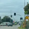 L'incrocio di Abano Terme dove si sono scontrate due auto