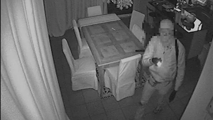 Un ladro in casa (foto d’archivio)