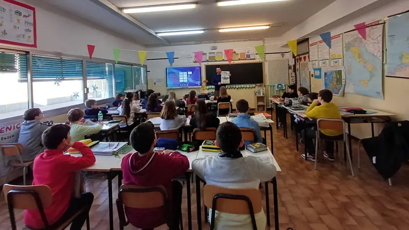 Un'aula scolastica