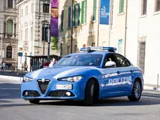 Una pattuglia della polizia