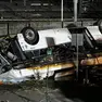 Il bus precipitato dal cavalcavia Vempa