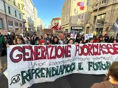 La manifestazione degli studenti a Padova (foto Nicola Fossella/Agenzia Bianchi)