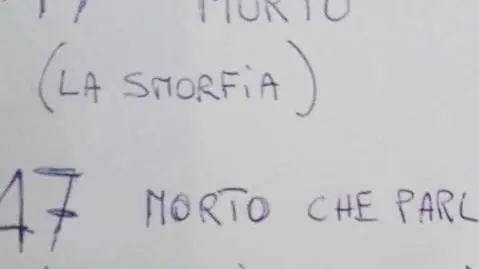 La scritta postata dal sindaco