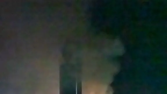 Casale di Scodosia (PD), 30 dicembre 2018 Altre foto da altre angolazioni dell'incendio mobilificio Mantoan in via Caodalbero a Casale di Scodosia ph. Zangirolami Nella foto: