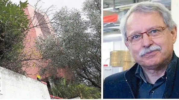 A sinistra la sede della cooperativa lavoratori Zanardi e a destra l’ingegner Mario Grillo