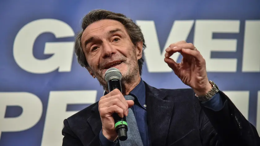 Il presidente della Lombardia, Attilio Fontana
