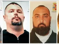 Da sinistra Denis e Nike Moretti, Roby Galliano e Alfredo Tauman