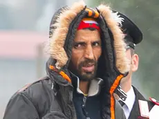 Stanghella (PD), 29 ottobre 2019. RIS dei Carabinieri compiono rilievi nella casa di Samira El Attar in via Statale a Stanghella. Nella foto: il marito Bakbri Mohammed tra i Carabinieri.
