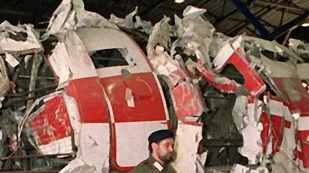 Il relitto del DC9 di Ustica