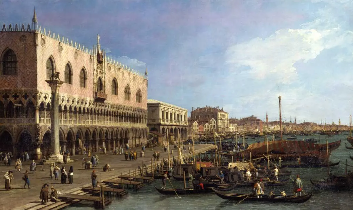 Antonio Canal detto Canaletto - Piazza San Marco verso est, olio su tela - Washington, National Gallery of Art