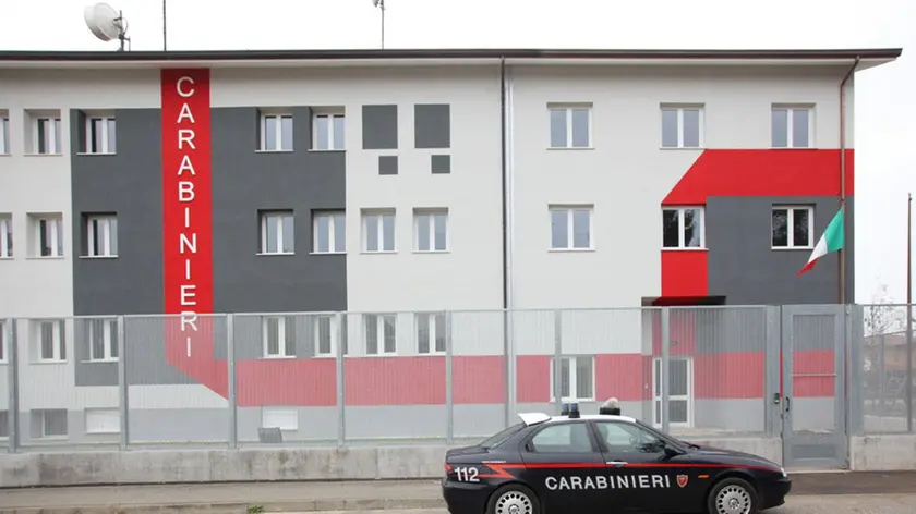 La caserma della Compagnia dei carabinieri di Cittadella dove è stato identificato il giovane ladro