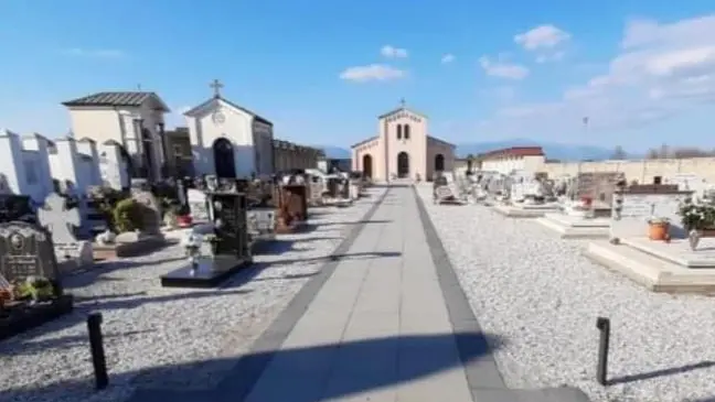 Il cimitero della frazione di San Giorgio in Brenta