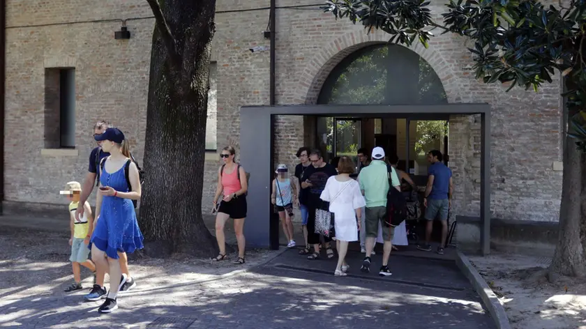 Padovani e turisti ai Musei Eremitani