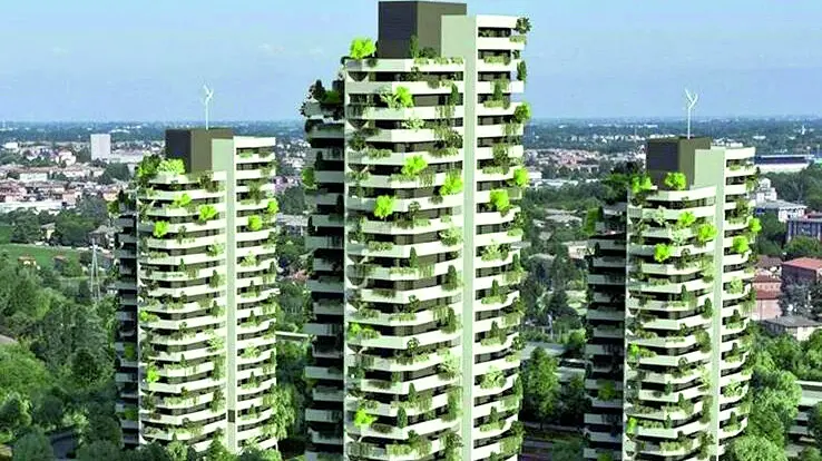 Il progetto delle tre torri nell’area tra via Maroncelli e l’Arco di Giano