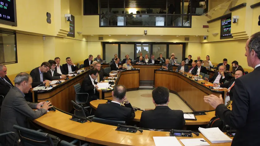L'aula del Consiglio regionale