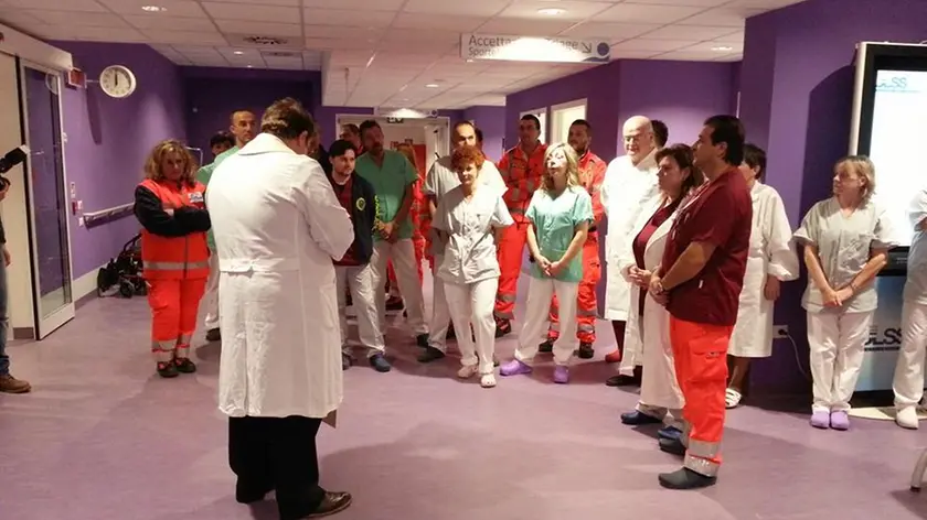 L'apertura del Pronto Soccorso all'ospedale di Schiavonia