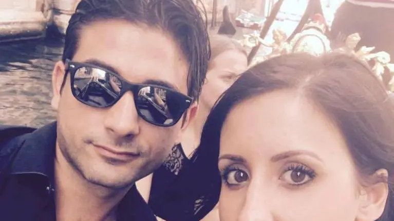 Benedetto Allia con la fidanzata Natalie Faccini