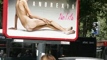 PUBBLICITA’. L’anoressia