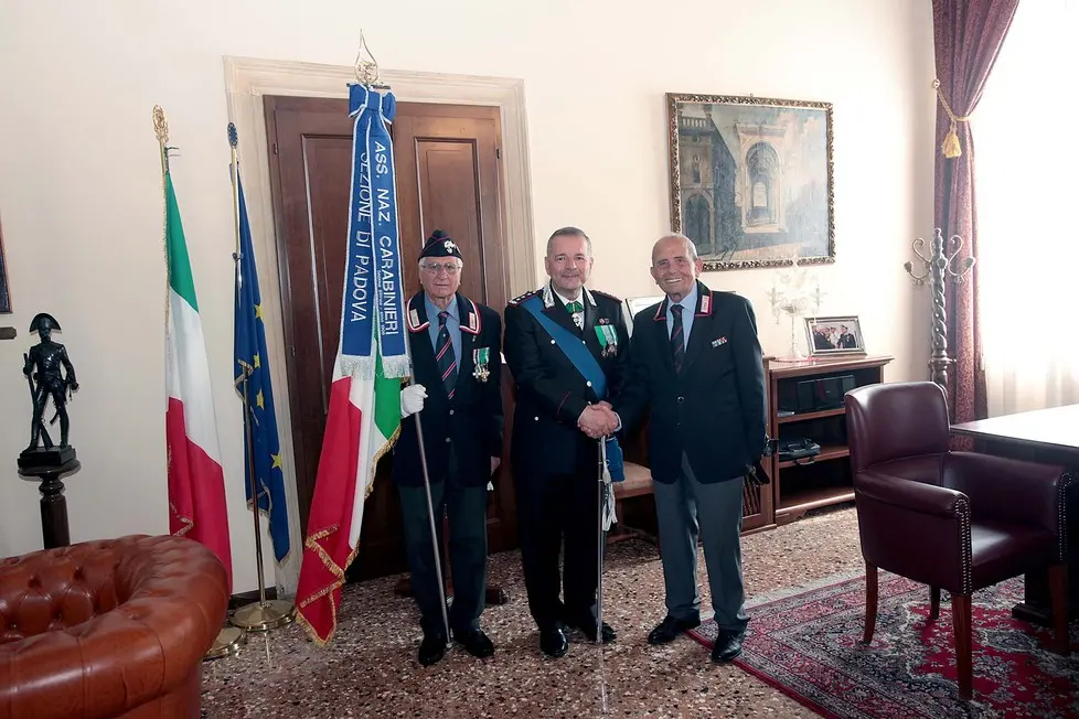 BELLOTTO - AGENZIA BIANCHI - PADOVA - CERIMONIA 202 ANNI ARMA CARABINIERI IN PRATO DELLA VALLE.