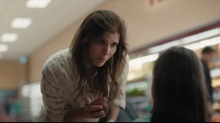 Giulia Briata in una scena dello spot Esselunga