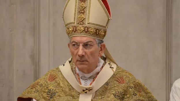 Interpress/M.Tagliapietra Venezia 21.11.2015.- Cerimonia Madonna della Salute. Patriarca Francesco Moraglia, Sindaco Luigi Brugnaro ed Autorità.