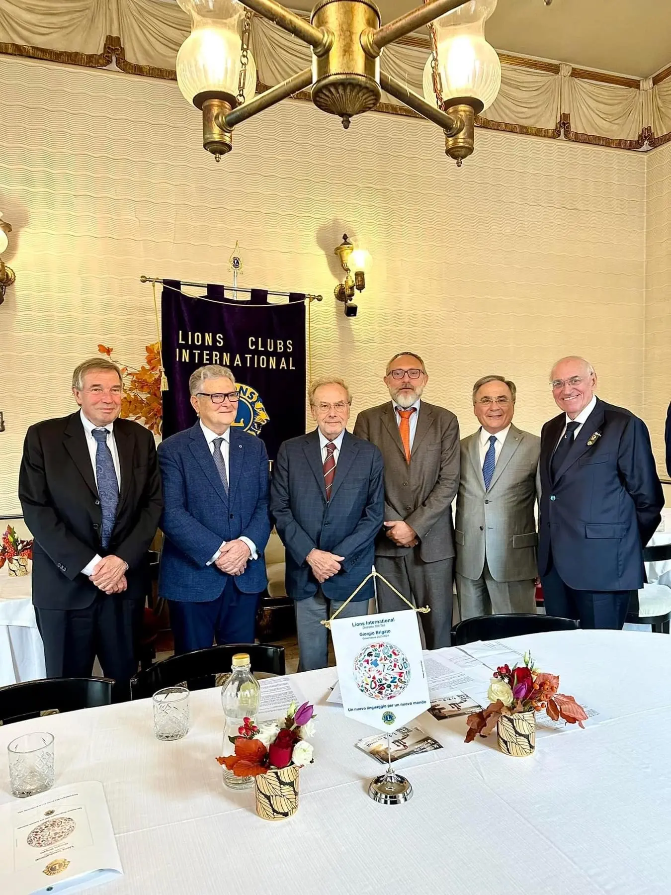 20 ottobre 2023: la firma del protocollo di cooperazione tra Lions Club International e associazione "La miglior vita possibile". A destra Giorgio Brigato, Governatore Lions International Distretto 108 Ta3
