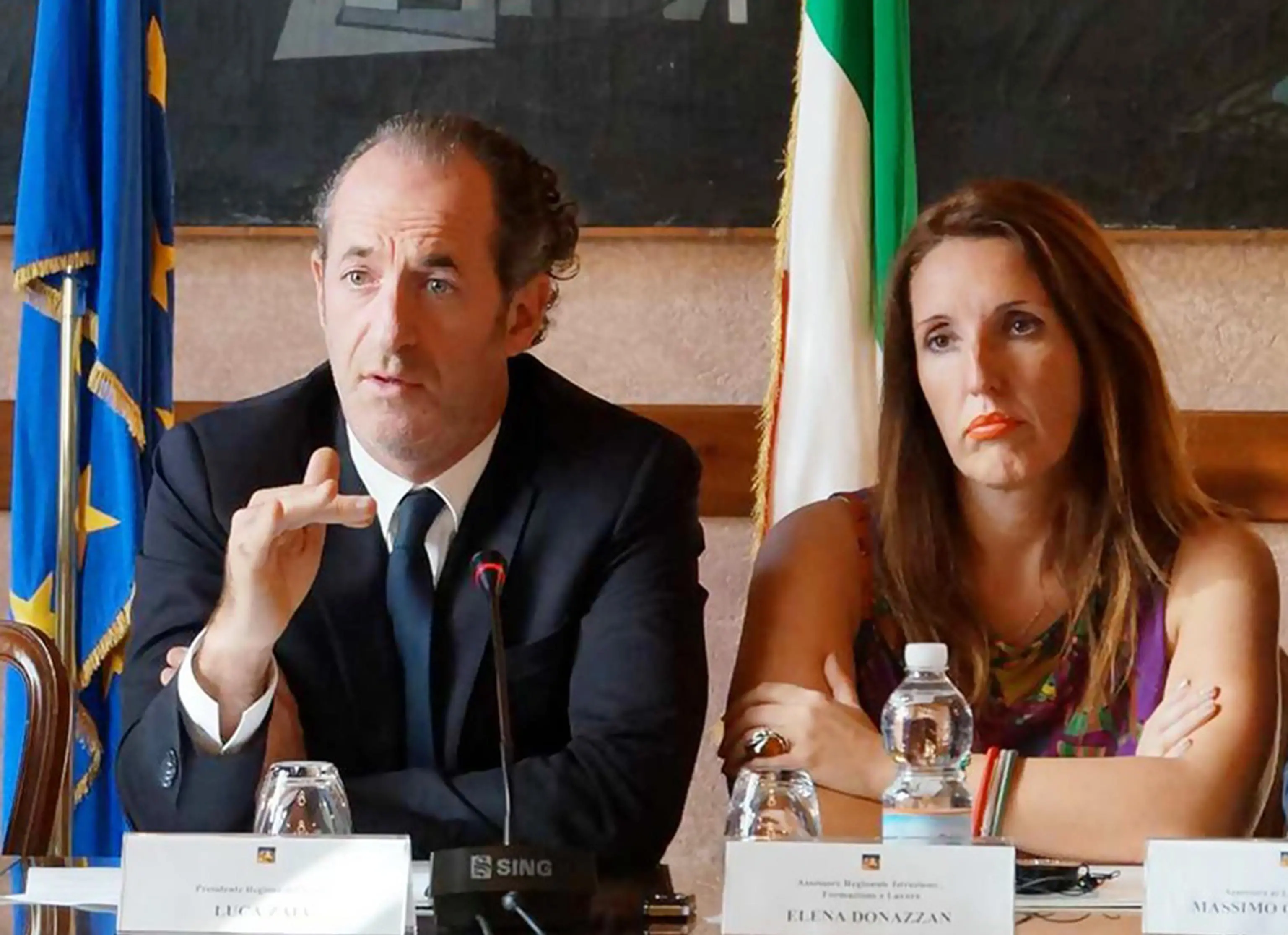 Donazzan con il governatore Zaia
