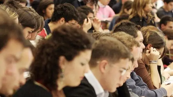 20061109 - ROMA - ISTAT: UNIVERSITA'; AL SUD LAUREA PESA SU MERCATO LAVORO - Studenti universitari in aula. Nonostante il mondo accademico richiami un numero sempre maggiore di giovani, , secondo l'Istat , ogni anno circa 6 studenti universitari su 100 decidono di abbandonare gli studi. Le donne sono piu' propense degli uomini ad andare avanti dopo la scuola secondaria - le diplomate che decidono di iscriversi a un corso universitario sono quasi 77 su 100, i diplomati solo 65 - ma anche a concludere il percorso accademico (l'incidenza degli abbandoni e pari a ben7,9 per gli uomini e solo a 4,8 per le donne). ANSA , DANILO SCHIAVELLA /JI