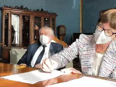 Patrizia Benini firma l'incarico a Palazzo Balbi