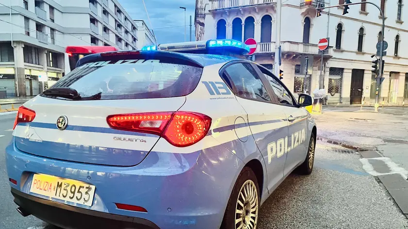 Una Volante della Questura a Padova