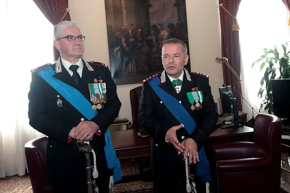 BELLOTTO - AGENZIA BIANCHI - PADOVA - CERIMONIA 202 ANNI ARMA CARABINIERI IN PRATO DELLA VALLE.